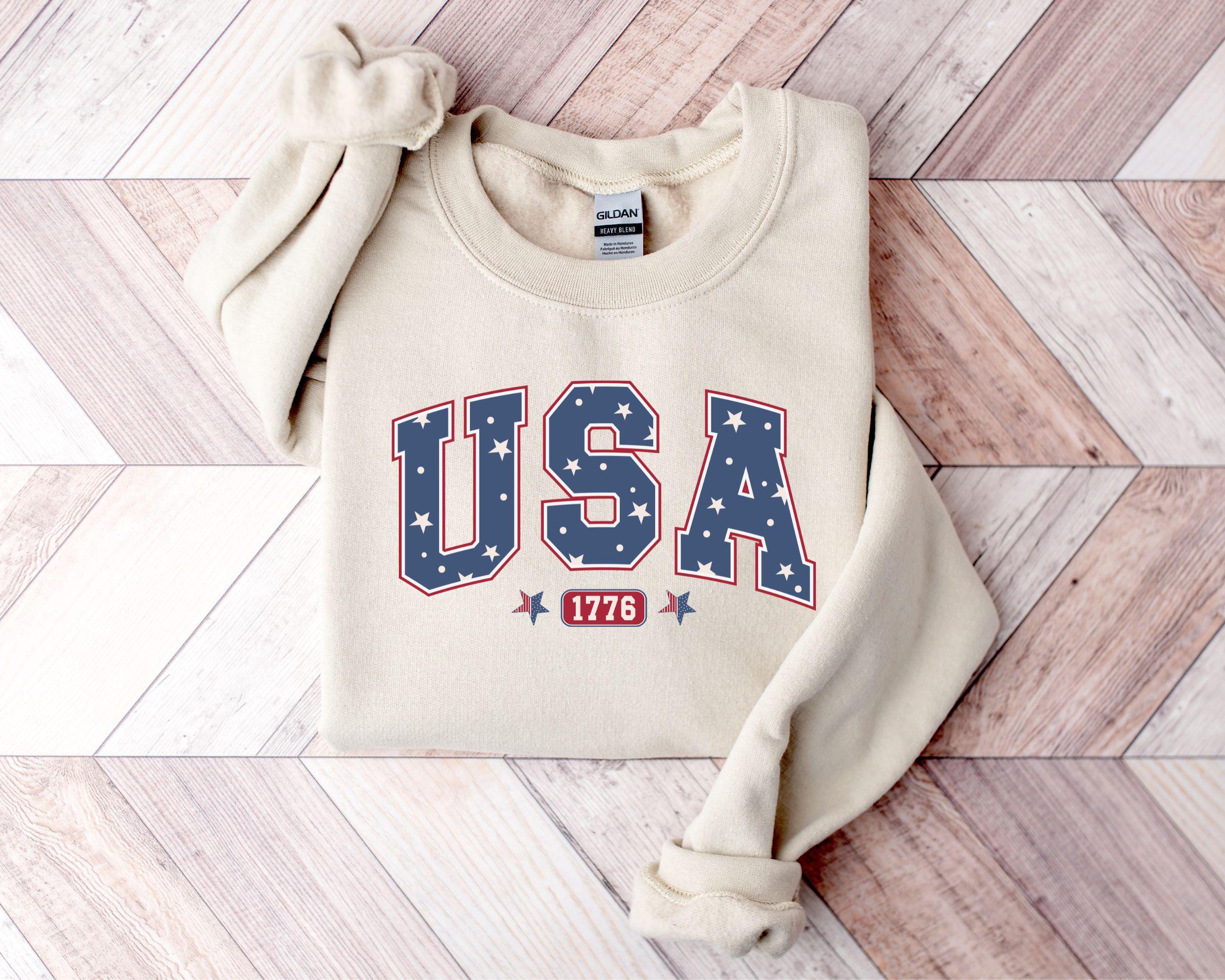 Usa Sweatshirt Vintage - Etsy
