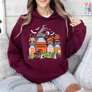 Halloween Nurse Sweatshirt, Spooky Season Witches Nursing Hoodie image 4