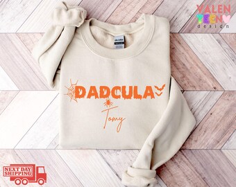 Custom Dadcula Halloween Sweatshirt, Dad Gift