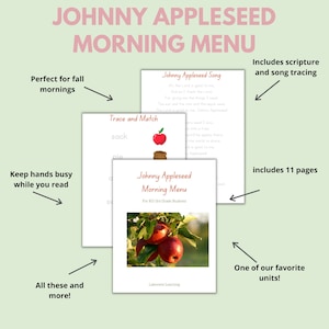 Johnny Appleseed Morning Menu