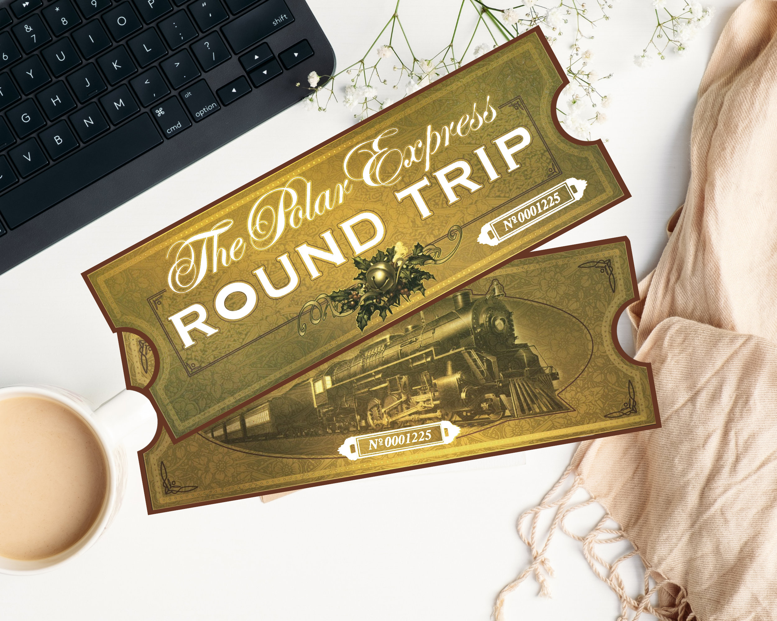 Editable Polar Express Ticket Printable Polar Express Ticket Etsy Canada