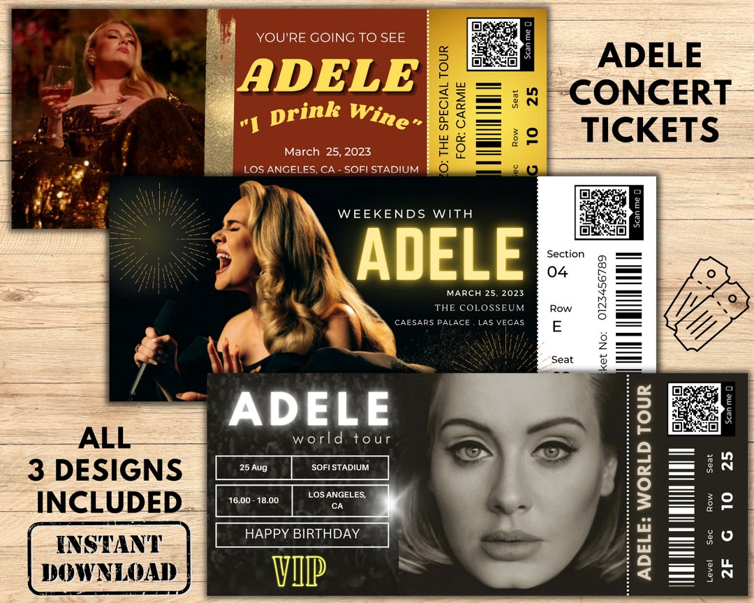 adele world tour tickets