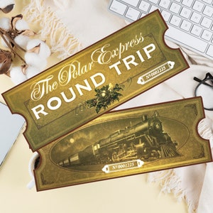 Editable Polar Express Ticket Printable