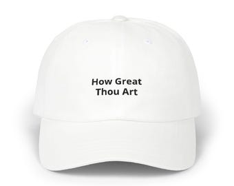 Curved Script Custom Text Dad Cap | Embroidered Personalized Hat