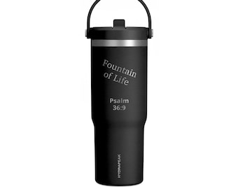 Fountain of Life Psalm 36:9 Tumbler 32oz | Insulated Travel Cup