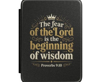 Proverbs 9:10 Bible Verse Kindle Case | The Fear of the Lord is the Beginning of Wisdom