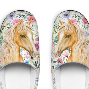 Girls horse hotsell slippers