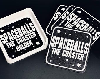 SPACEBALLS: The Coaster Set — Set of 4 - 3.75” Cork Backed Coasters
