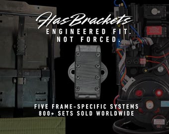 HasBrackets Proton Pack ALICE Frame Mounts | Hasbro 1984, HasLab LC1 LC2 Backpack Brackets