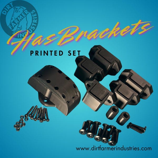 HasBrackets | Hasbro Proton Pack ALICE Frame Mounting Brackets | LC-1 & LC-2 Compatible