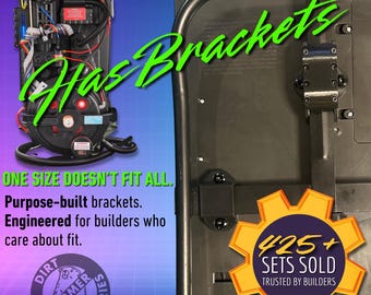 HasBrackets Proton Pack ALICE Frame Mounts | Hasbro 1984, HasLab LC1 LC2 Backpack Brackets