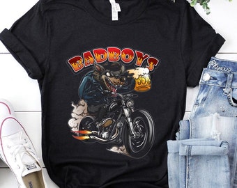 T-shirt moto unisexe en coton/T-shirt homme/Badboy/Coton Wear/Course/VTT/Cavalier/Moto GP/Grand Prix/Formule 1/Alcool/CTM/CT/T 5002-60