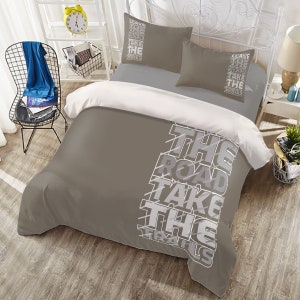 Adventure Bedding Sheet Set/Quilt Cover Set/Bedroom Décor/Bedding Set/4 Pieces Set/Duvet Cover Set/Home Décor/Bed Spreads/Bed 5053-17