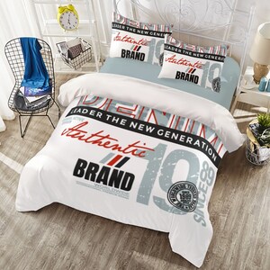 Authentic Brand 4 Piece Bedding/Quilt Cover Set/Bedroom Décor/Bedding Set/4 Pieces Set/Duvet Cover Set/Home Décor/Bed Spreads/Bed 5053-03