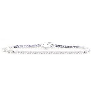 Sterling Silver Semi Mount Tennis Bracelet Setting Round RD 2x2mm