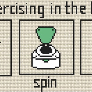 Lab Work Out Cross Stitch Pattern