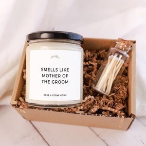 Mother Of The Groom Candle, Mother Of The Groom Gift, Mother In Law Candle, Bridal Parents Gifts, Wedding Present For Mom