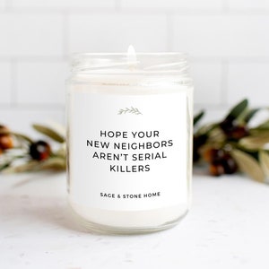 Funny Housewarming Candle, New Home Gift, Housewarming Gift, Closing Gif for Buyers From Realtor, Home Decor, Moving Away Gift