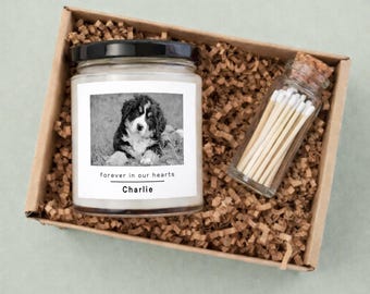 Vela personalizada de condolências para animais de estimação, lembrança memorial para cães e gatos, homenagem ao animal de estimação.