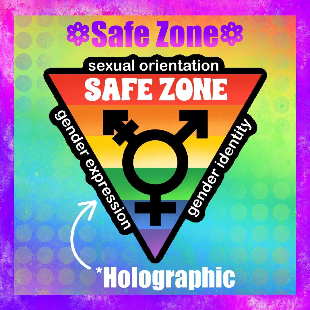 Safe Zone Sticker Safe Zone Sticker - Etsy