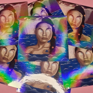 Serena Holografischer Sticker
