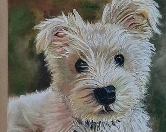 Custom pet drawings, Pastel painting of pets