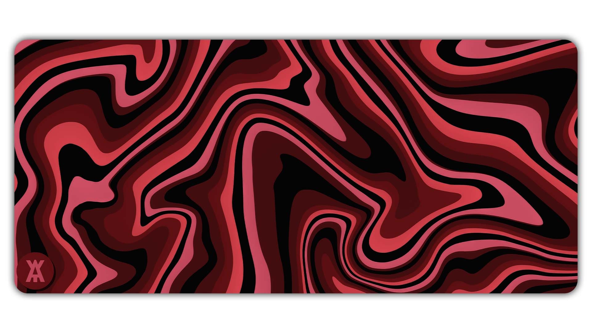 XXL Gaming Mousepad Cherry Swirls Large Gaming Deskmat Etsy