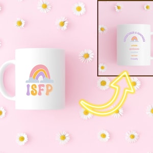 ISFP Mug | ISFP Gift | MBTI Mug Myers Briggs | Introvert Mug | Gift for Introvert | Personality Type Gift | Pop Psychology Gift