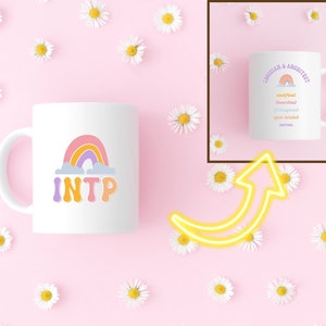 INTP Mug | INTP Gift | MBTI Mug Myers Briggs | Introvert Mug | Gift for Introvert | Personality Type Gift | Pop Psychology Gift