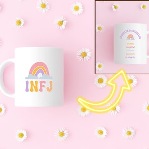 INFJ Mug | INFJ Gift | MBTI Mug Myers Briggs | Introvert Mug | Gift for Introvert | Personality Type Gift | Pop Psychology Gift