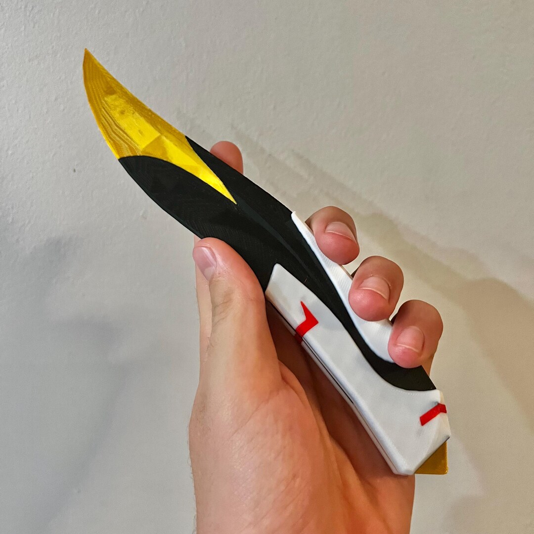 3d Printed Valorant Tilde Knife - Valorant Fans - Gamers - Props ...