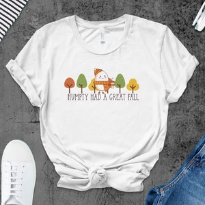Humpty Dumpty hatte ein tolles Herbst-Shirt, Humpty hatte ein tolles Herbst-T-Shirt, lustiges Humpty-Herbst-Shirt, Humpty Dumpty-Shirt