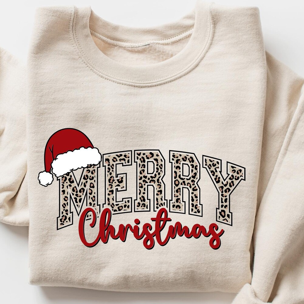 Christmas Shirt Merry Christmas Sweatshirt, Christmas Shirts, Cute Winter Sweater, Christmas Shirt For Women, Christmas Crewneck Sweatshirt, Holiday Sweater Christmas Crewneck