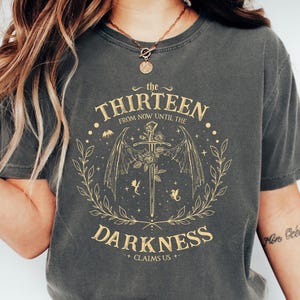 Retro The Thirteen Throne Of Glass Shirt, From Darkness Claim Us Tshirt, Bookish Gift, Fantastic Reader Sweatshirt