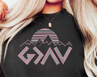 God is Greater than The Highs and Lows T-Shirt,  Christian Shirt, God Shirt, Church Gift, Christmas Gift, Jesus Shirt, Religious Shirt, Gift