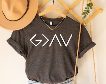 God is Greater than The Highs and Lows T-Shirt, Jesus Shirt, Religious Shirt,  Christian Shirt, God Shirt, Church Gift,