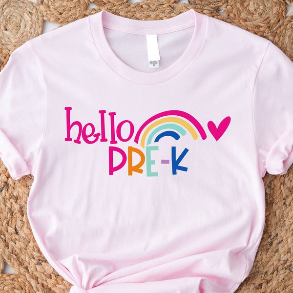 Hello Preschool Squad, Preschool Shirt,  Preschool Tee, Pre-K Tshirt, Hello Pre K, First Day Preschool Shirts, Preschool Teacher