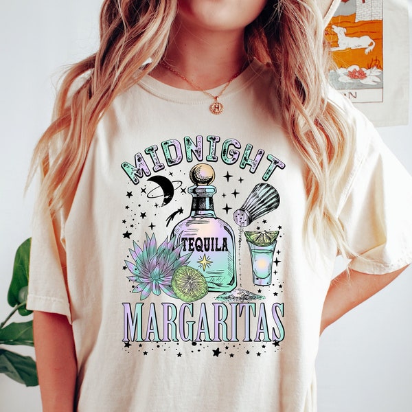 Midnight Margaritas Shirt, Tequila Shirt, Witchy Shirt, Witch Shirt, Midnight Margarita, Spooky Shirt, Halloween Shirt,Gift For Witchy Women