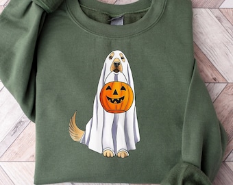 Halloween Dog Shirt, Funny Halloween Shirt, Golden Retriever Shirt, Golden Retriever Halloween Shirt, Golden Retriever Ghost,