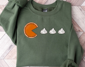 Pumpkin Pies Sweatshirt, Pumpkin Pie Sweatshirt, Thick Thighs Sweatshirt, Thanksgiving Sweatshirt for Women, Thanksgiving Sweatshirt