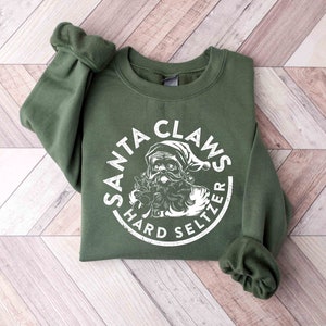 Santa claus white claw sweater 2025