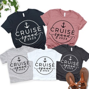 Cruise Squad 2023, Camisa de crucero de cumpleaños, Camisa de crucero, Camisa de viaje de cumpleaños, Camisa de vacaciones en crucero, Camisa de vacaciones familiares 2023, Vacaciones de amigos