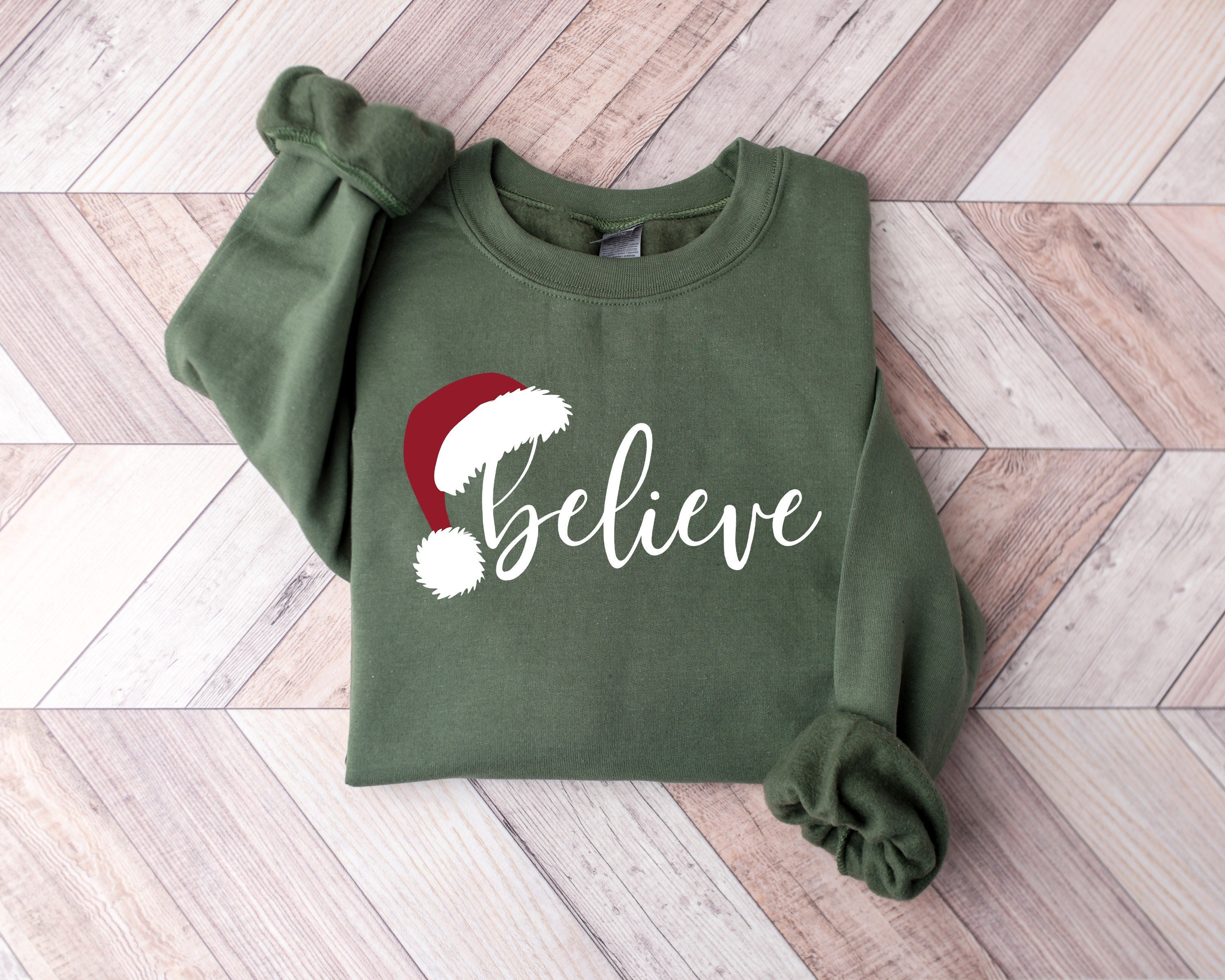 Believe Christmas Sweatshirt, Christmas Sweatshirt, Christmas Family Shirt, Christmas Believe Shirt Christmas Party Shirt, Family Christmas