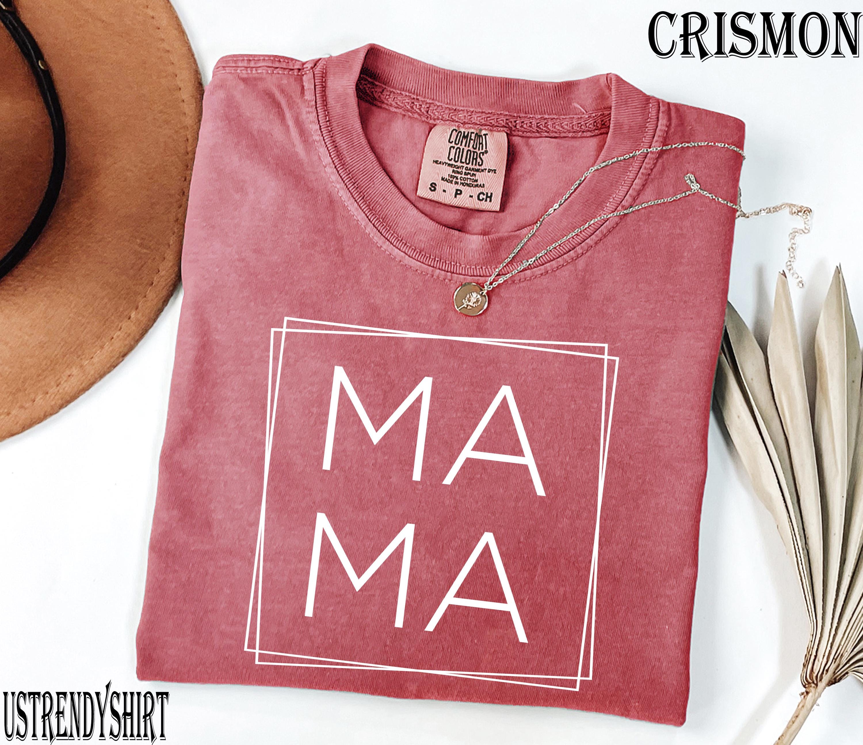 Cute 'Mama Heart' T-Shirt For Women - Soft Casual Tee With Mom Life Print
