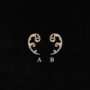 14K Solid Gold Vine Ohr Kletterer • Zierliche botanische Ohrring • Blatt Ohr Manschette Bolzen • Fadenlose Knorpel Helix Kletterer Piercing Schmuck