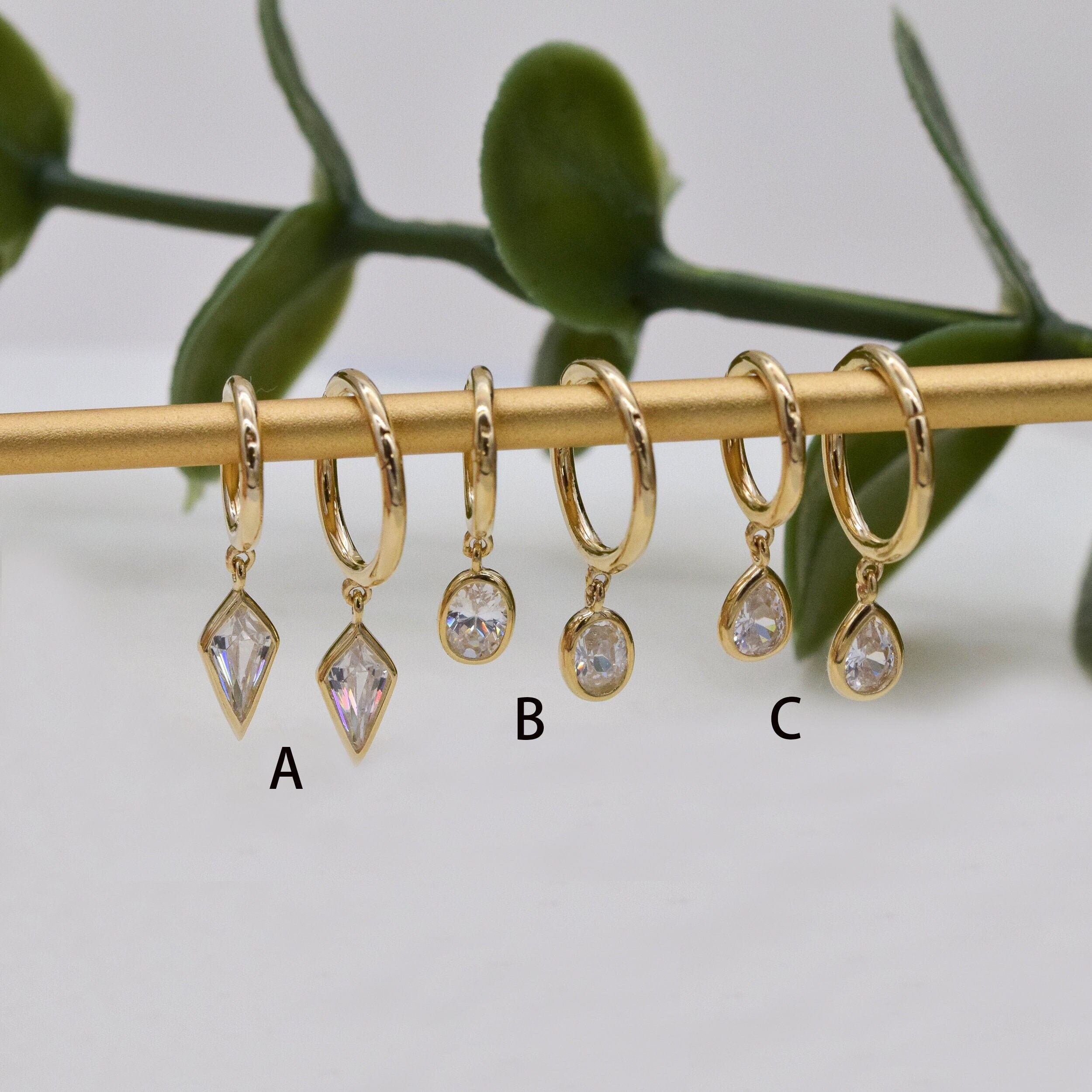 Schlichte Runde Gehämmerte Ohrringe Aus Kupfer, Wikingerschmuck