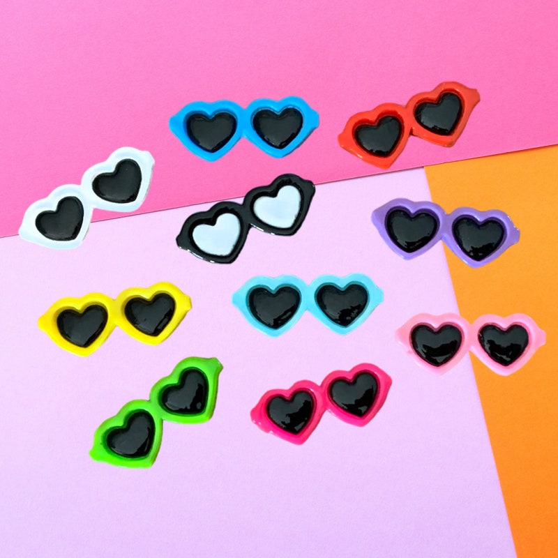 Red Button Sunglasses - Etsy