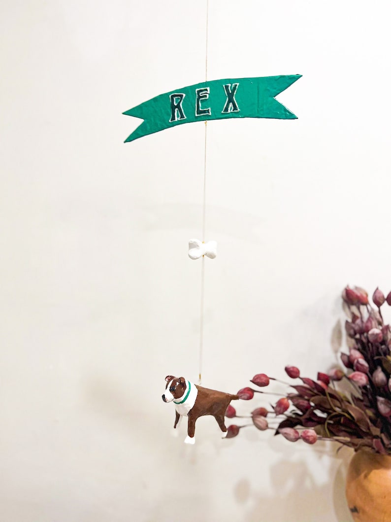 Custom Pet Hanging Mobile Gift for Pet Lovers, Dog Lovers, Cat Lovers, Animal Lovers image 1