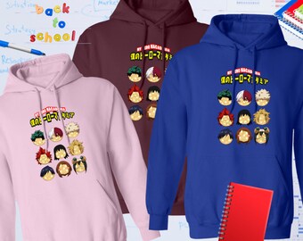 My Hero Student Cookies Cosplay Hoodie  PARODY ART ORIGINAL