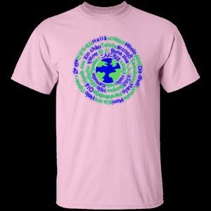 Multiple Languages Linguist Language Lover HELLO Tee Conversation Starter